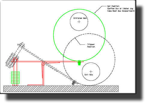 Trip Mechanism for Repeating Sparrow & Starling Trap